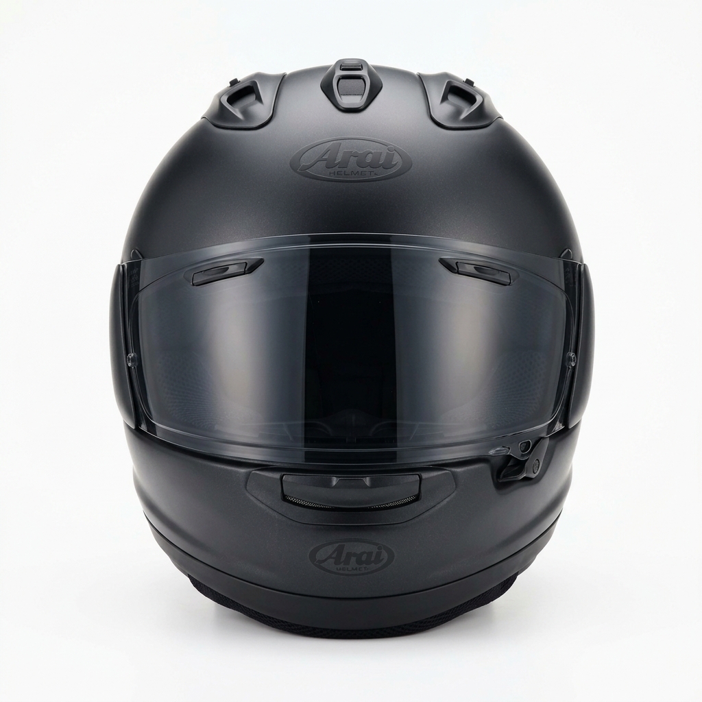 Capacete Preto Fosco com Viseira Fumê
